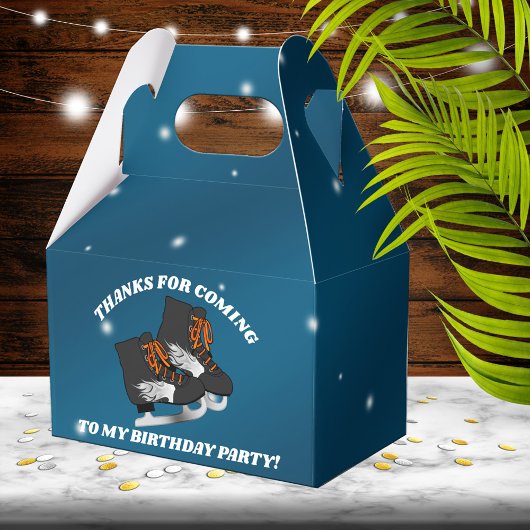 男子アイススケート誕生日パーティー フェイバーボックス