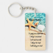 男子アクリルのキーチェーンを引退する時 キーホルダー (正面)