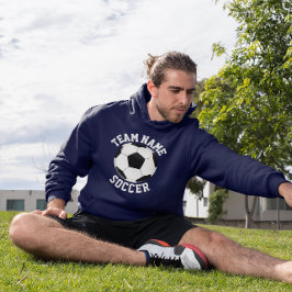 男子カスタムサッカーチーム パーカ