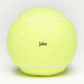 男子カスタム名パーソナライズされたシンプルテニスボール テニスボール (正面)
