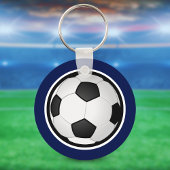 男子ガールズのパーソナライズされた安いサッカーキーホルダー キーホルダー