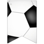 男子ガールズサッカーのバースデーパカスタムーパーティー年齢 バンティングフラッグ (第3の旗)