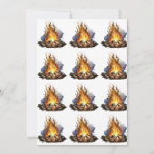 男子キャンプアドベンチャー誕生日パーティー招待状 招待状 (裏面)