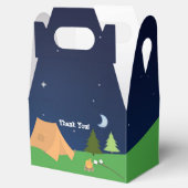 男子キャンプ キャンプアウト 誕生日パーティーの景品ボックス フェイバーボックス (オープン)