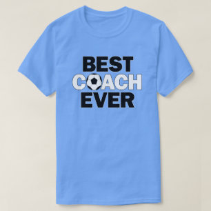 男子サッカーが史上最高のコーチを指導 Tシャツ