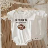 男子サッカー初年度ダウン1回目の誕生日パーティー ベビーボディスーツ