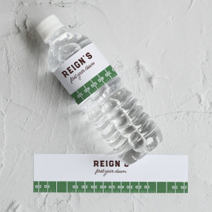 男子サッカー初年度ダウン1回目の誕生日パーティー ペットボトルラベル