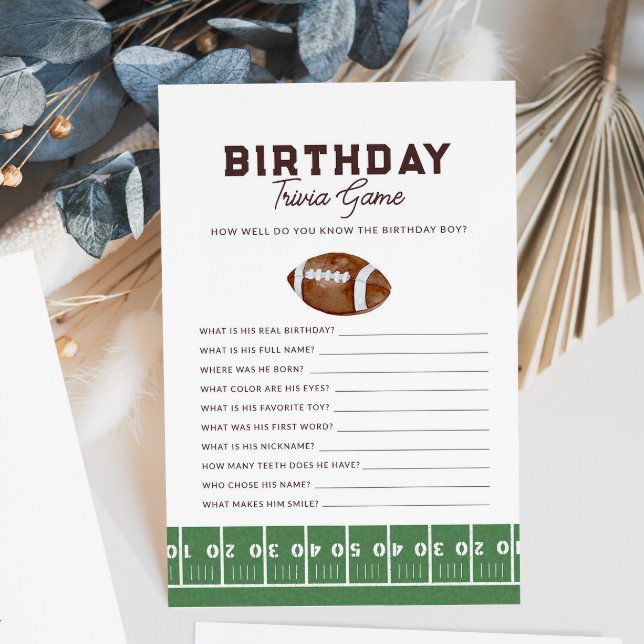 男子サッカー初年度1年目を終える誕生日トリビア (クリエイターアップロード済み)