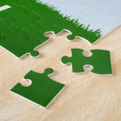 男子サッカー選手の名前アスリートスポーツテーマキッド ジグソーパズル (側面)