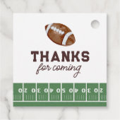 男子サッカー1回目の誕生日タッチダウン フェイバータグ (裏面)