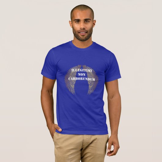 男子シャツIllegii非carborundum Tシャツ (正面フル)