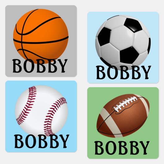 男子スポーツボールのアイロン衣服名 ラベル (グループ)