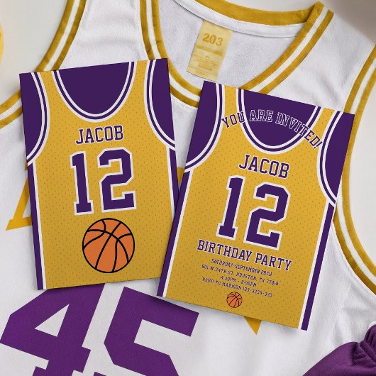 男子スポーツ誕生日パーティー招待状 招待状