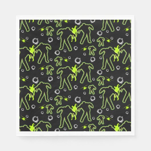 男子ゾンビ学校 スタンダードランチョンナプキン (正面)