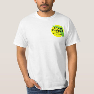 男子チームフロリダのワイシャツ Tシャツ