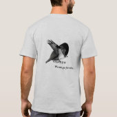 男子チームミサゴのTシャツ Tシャツ (裏面)