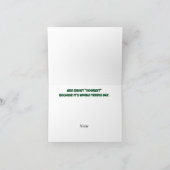 男子テニスプレーダーグリーティングカード カード (内部)