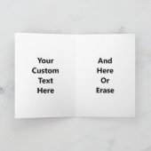 男子テニスプレーヤーコーチミニマル誕生日 カード (内部)