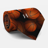男子バスケットボーパターン(の模様が)あるルのネックのネクタイ ネクタイ (ロール)
