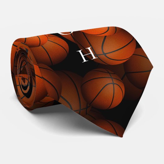 男子バスケットボーパターン(の模様が)あるルのネックのネクタイ ネクタイ (ロール)