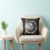 男子バスケットボールアイディアのシニアナイト選手 クッション (椅子)