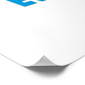 男子パーソナライズされた卒業ポスター ポスター (角)