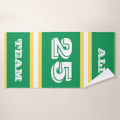 男子パーソナライズされた用スポーツチーム/野球タオル バスタオル (バスタオル)