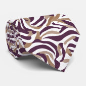 男子ブルゴーニュ・トープとホワイト ネクタイ (ロール)