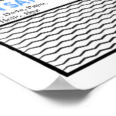 男子プレゼントギフトボックス16x20テンプレート1st Birthday ポスター (角)