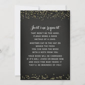 男子ベビーシャワー招待状　合同　共同　友達 招待状 (裏面)