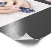 男子ベビー初年度写真集コラージュ記念かわいい フォトプリント            (角)