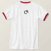 男子ミニマルTシャツのギフ頭が切れるカジュアル最高のト Tシャツ (デザイン裏面)