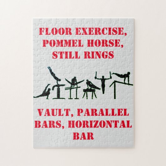 男子メンズ体操パズル! ジグソーパズル (縦)