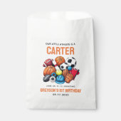 男子モダンスポーツボール全スター第1誕生日 フェイバーバッグ (正面)