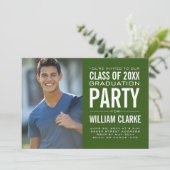 男子モダン卒業党 招待状 (スタンド正面)