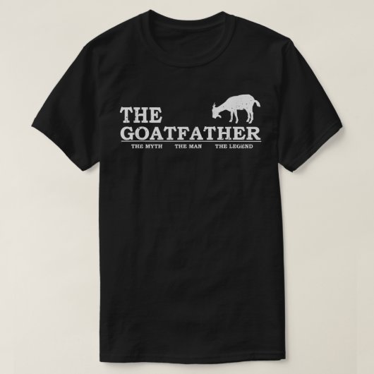 男子ヤギの父ペット好きの父の日の贈り物T Tシャツ (デザイン正面)