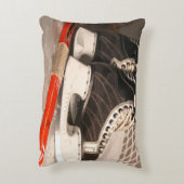 男子ルームピローアイスホッケースポーツをテーマ アクセントクッション (裏面(縦))