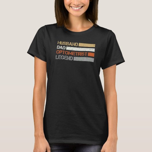男子レトロ検眼科検眼科卒業H Tシャツ (正面)