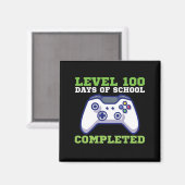 男子レベル100日間の学校教育が完了しました マグネット (正面/裏面)