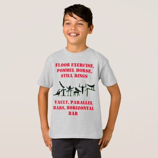 男子体操イベントTシャツ(背面に名前入り) Tシャツ (正面フル)