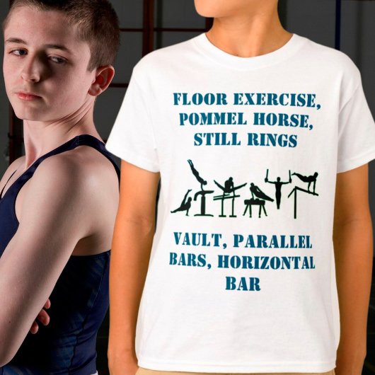 男子体操イベントTシャツ(背面に名前入り) Tシャツ