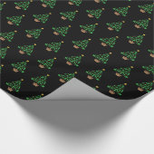 男子体操クリスマスツリー ラッピングペーパー (角)