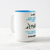 男子体操マグカップ ツートーンマグカップ (正面左)