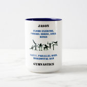 男子体操マグカップ ツートーンマグカップ (中央)