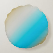 男子体操リングや輪グラデーション ラウンドクッション (裏面)