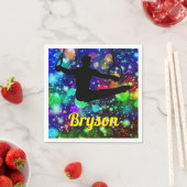 男子体操リングや輪パーティー スタンダードカクテルナプキン (インサイチュ)