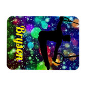 男子体操リングや輪フレキシブルフォトマグネット マグネット (横)