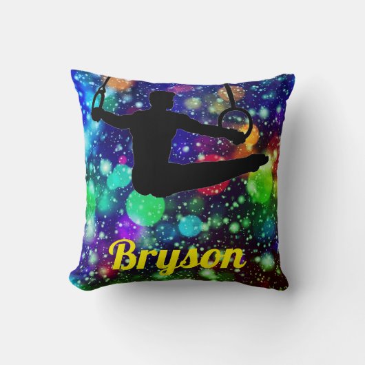 男子体操リングや輪 クッション (正面)