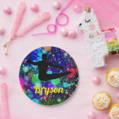 男子体操リングや輪 ペーパープレート (パーティー)