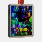 男子体操リングや輪 メタルオーナメント (右)